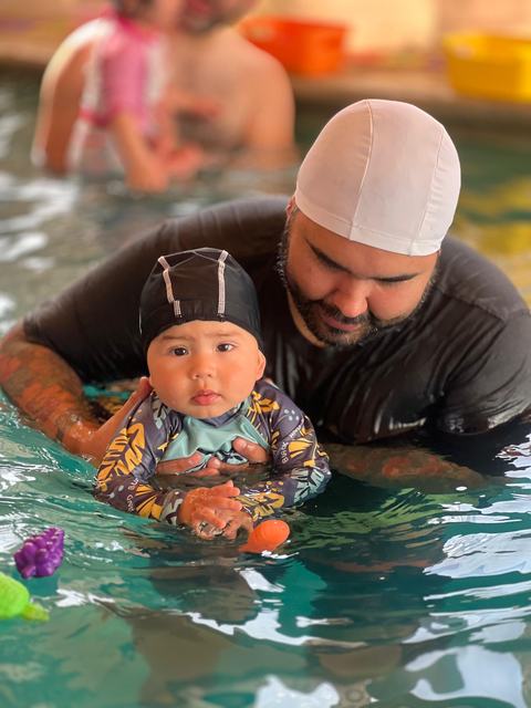 Clase de natación en Move and Safe